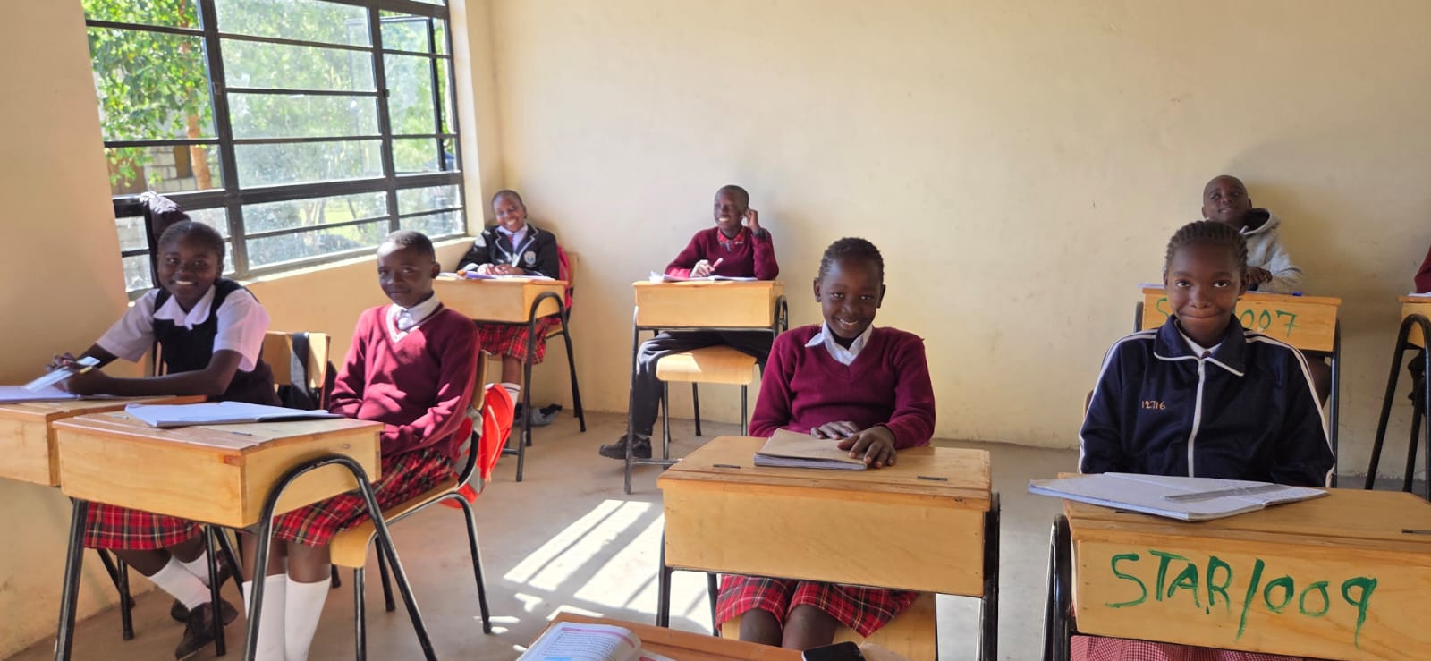 Learners in classroom at Star Of The Bay Schools Limited